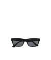 Gucci Sylvie Rectangle-frame Web-detail Sunglasses In Black
