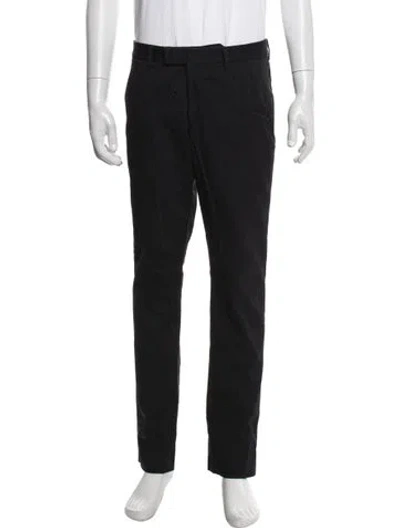 Pre-owned Gucci Sylvie Web Accent Pants In Black