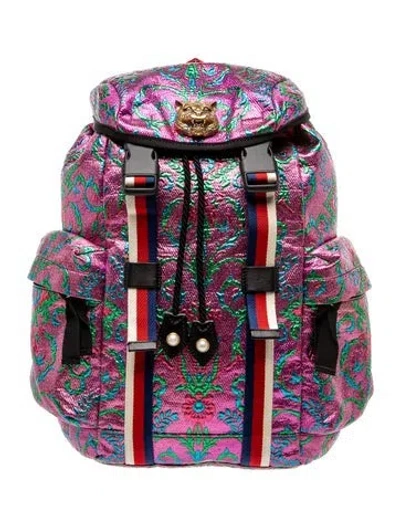 Pre-owned Gucci Sylvie Web Backpack