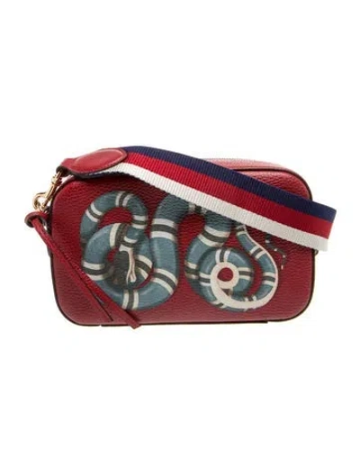 Pre-owned Gucci Sylvie Web Crossbody Bag In Red