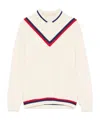 Gucci Sylvie Web-detail Sweater In White