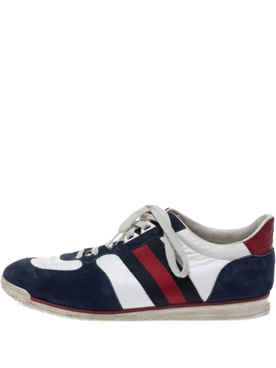 Pre-owned Gucci Sylvie Web Sneakers