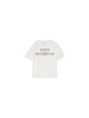 Gucci Boys White Red Kids Vintage Brand-print Cotton T-shirt 4-10 Years