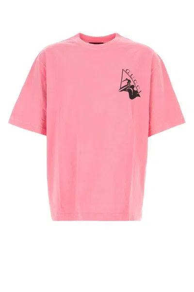 Gucci T-shirt In Pink