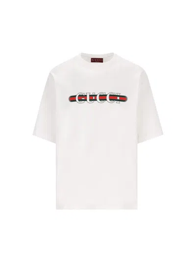 Gucci T-shirt And Polo In White
