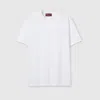 Gucci Cotton Jersey Top Crew Neck Short Sleeves In White
