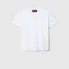 GUCCI GUCCI COTTON JERSEY T-SHIRT WITH EMBROIDERY