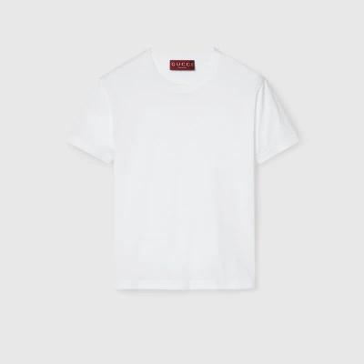 Gucci Light Cotton Jersey T-shirt In White