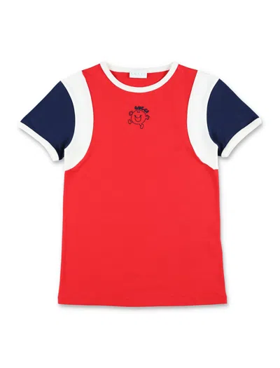 Gucci Kids' T-shirt Bicolor In Red