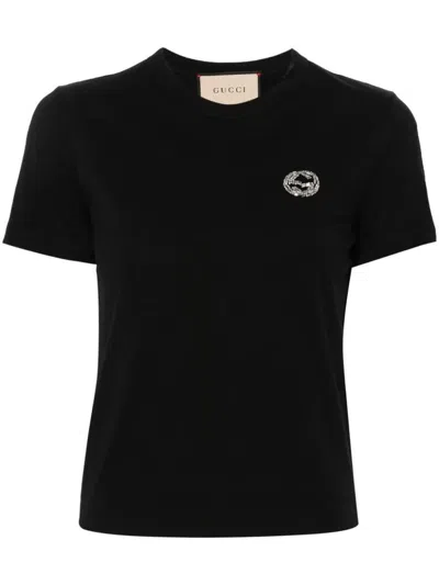 Gucci T-shirt In Black