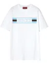 Gucci Printed Cotton Jersey T-shirt In White