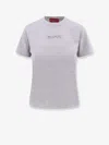 Gucci Cotton Jersey Embossed T-shirt In Grey