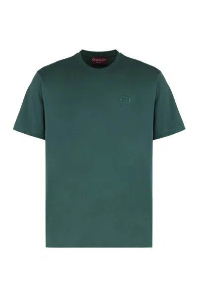 GUCCI GUCCI T-SHIRT IN COTTON WITH LOGO