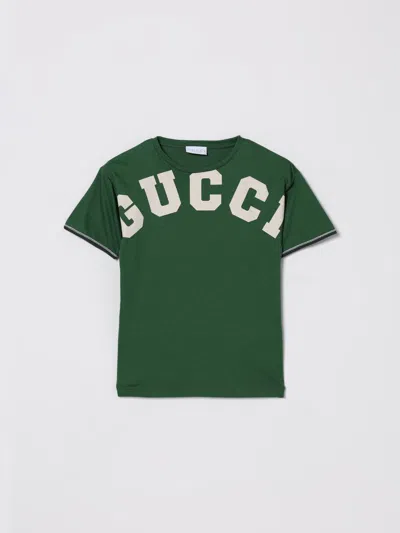 Gucci T-shirt Kids  In Green