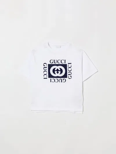 Gucci T-shirt Kids  In White