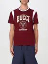 Gucci Short-sleeved T-shirt In Brown
