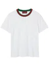 Gucci New 70s Printed Cotton Jersey T-shirt In White