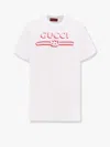 Gucci Logo Printed T-shirt In White