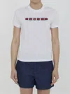 Gucci Printed Cotton Jersey T-shirt In White