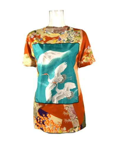 Gucci T-shirt With Round Neck And Short Sleeves In Multicolor