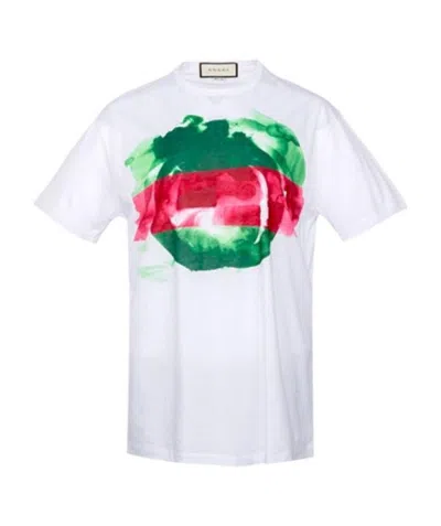 GUCCI T-SHIRT WITH ROUND NECK AND SHORT SLEEVES
