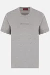 Gucci Cotton Jersey Embossed T-shirt In Grey