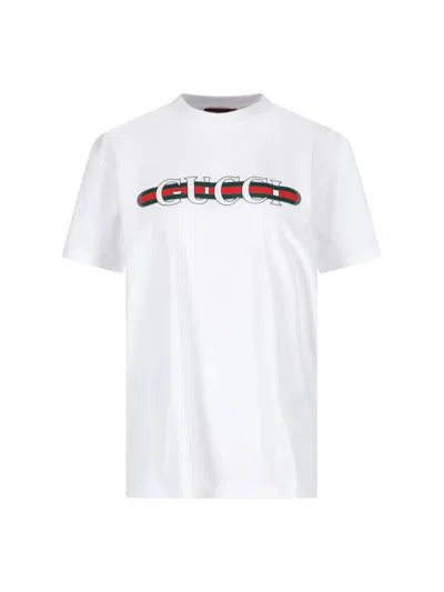 Gucci T-shirts And Polos In White