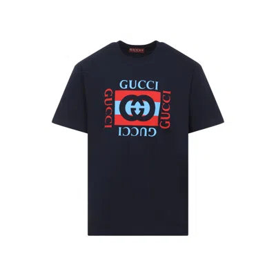 GUCCI T-SHIRTS BLUE