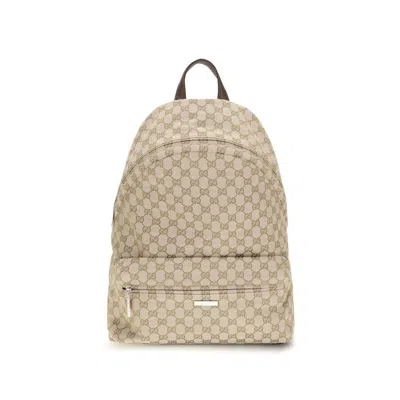 Gucci Tag Backpack  Beige