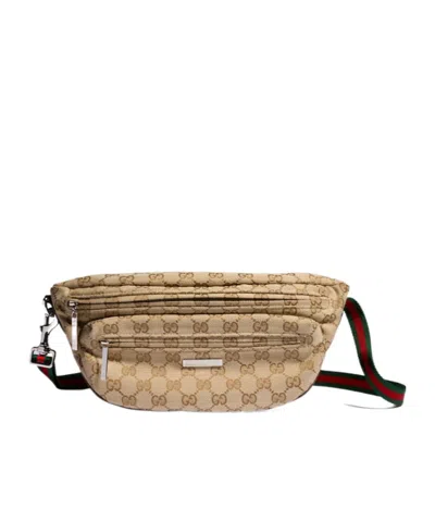 Gucci Tag Medium Crossbody Bag In Brown