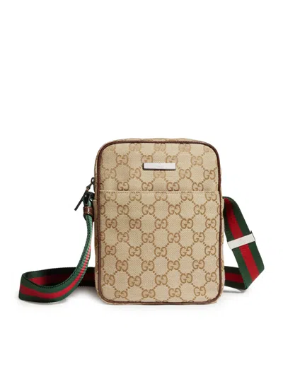 Gucci Tag Small Crossbody Bag In Nude