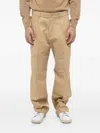 Gucci Cotton Sil Vous Plait Chinos Pants In Neutrals