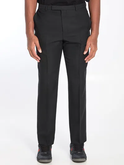 Gucci Tailored Cotton Pants For Men In Black