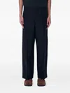 Gucci Tailored-dart Cotton Trousers In Gray