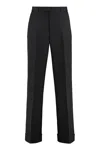 GUCCI TAILORED MEN'S WOOL TROUSERS FOR SS23