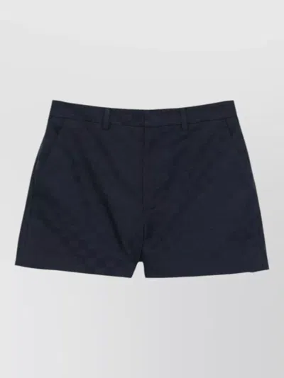 Gucci Tailored Shorts Belt Loops Side And Back Pockets In Black