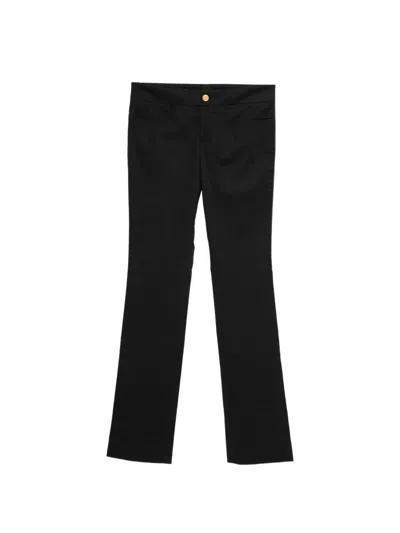 Pre-owned Gucci Tailored Trousers In Black