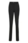 Gucci Black Horsebit Tailored Trousers In Black