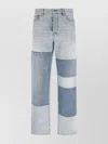Gucci Tailored Trousers Featuring Patchwork Design In Blue