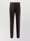 Gucci Tailored Trousers With Pockets And Belt Loops In Brown