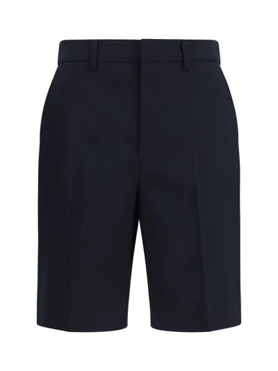 Gucci Tailored Wool Bermuda Shorts In Black