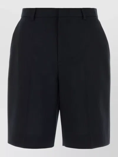 Gucci Tailored Wool Shorts Belt Loops Pleats