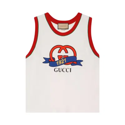 Pre-owned Gucci Tank Top 'ecru' | Cream | Men's Size S In White