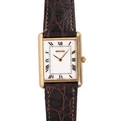 Pre-owned Gucci Tank Watch In Multi