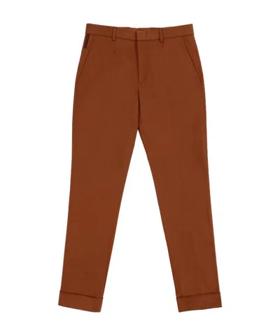 Gucci Tapered Casual Pants In Brown