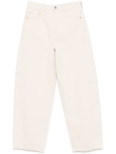Gucci Tapered-leg Jeans In Neutrals