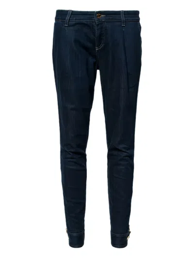 Pre-owned Gucci Tapered Trousers In Blue