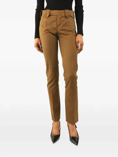 Pre-owned Gucci Tapered Trousers In Green