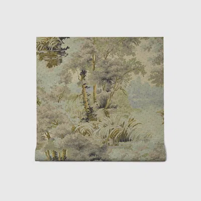 Gucci Tapete Mit Glade-print In Gray