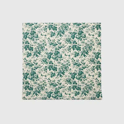 Gucci Tapete Mit Herbarium-print In Green